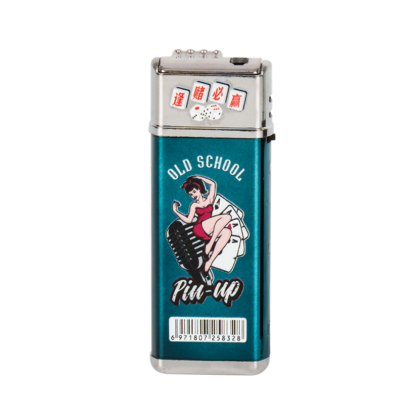 Bærbar Iron Shell Lighter JH8032